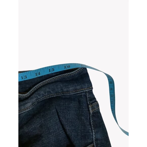 Levis 721 High Rise Skinny Jeans Size 34 Dark Wash Stretch Denim Womens - Picture 5 of 8